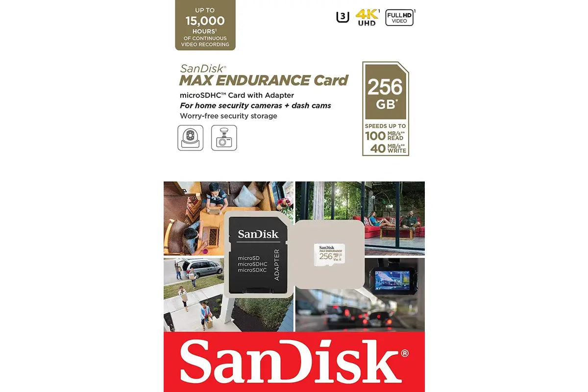 SanDisk 256GB Max Endurance Micro SD Card