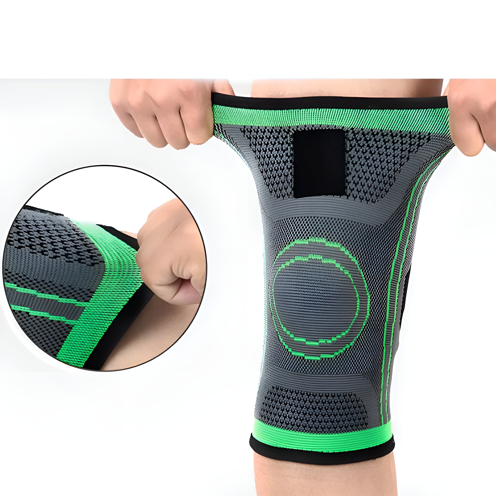 Everlab Knee Support, Open-Patella Stabiliser & Fully-Adjustable Neoprene Brace – Sports Injury Protection