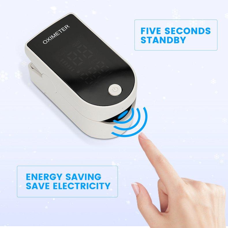 Everlab Portable Pulse Rate Oximeter Blood Oxygen Saturation Level Heart Rate Fingertip Monitor