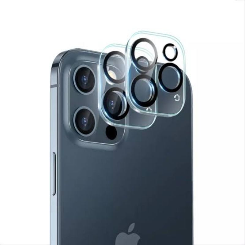 Nuglas Black Frame Tempered Glass Camera Lens Protector For iPhone 14 13 12 11 XS