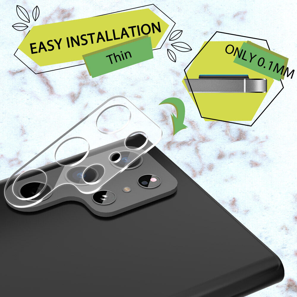 Nuglas Clear Camera Lens Tempered Glass Protector For Samsung Note S22 S21 S20 Ultra Plus