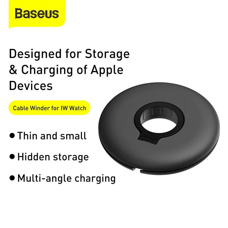 Baseus Cable Organiser Charger Stand Winder For Apple Watch Holder Storage