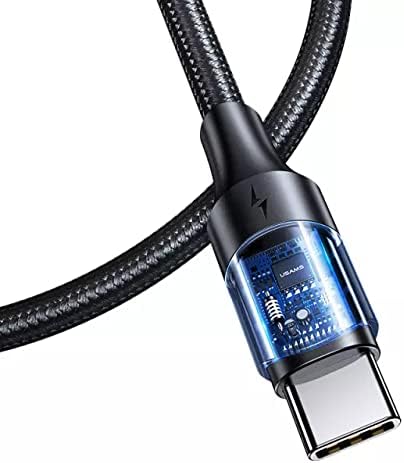 USAMS 100W PD USB-C To Type-C Fast Charging Cable Data Cord For Samsung iPad