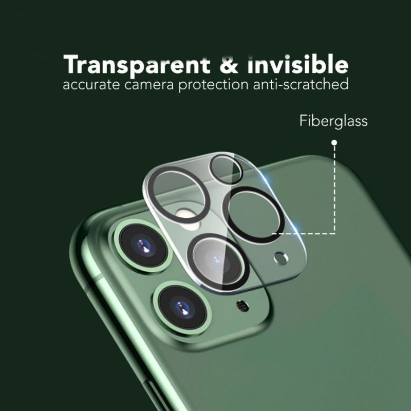 Nuglas Black Frame Tempered Glass Camera Lens Protector For iPhone 14 13 12 11 XS