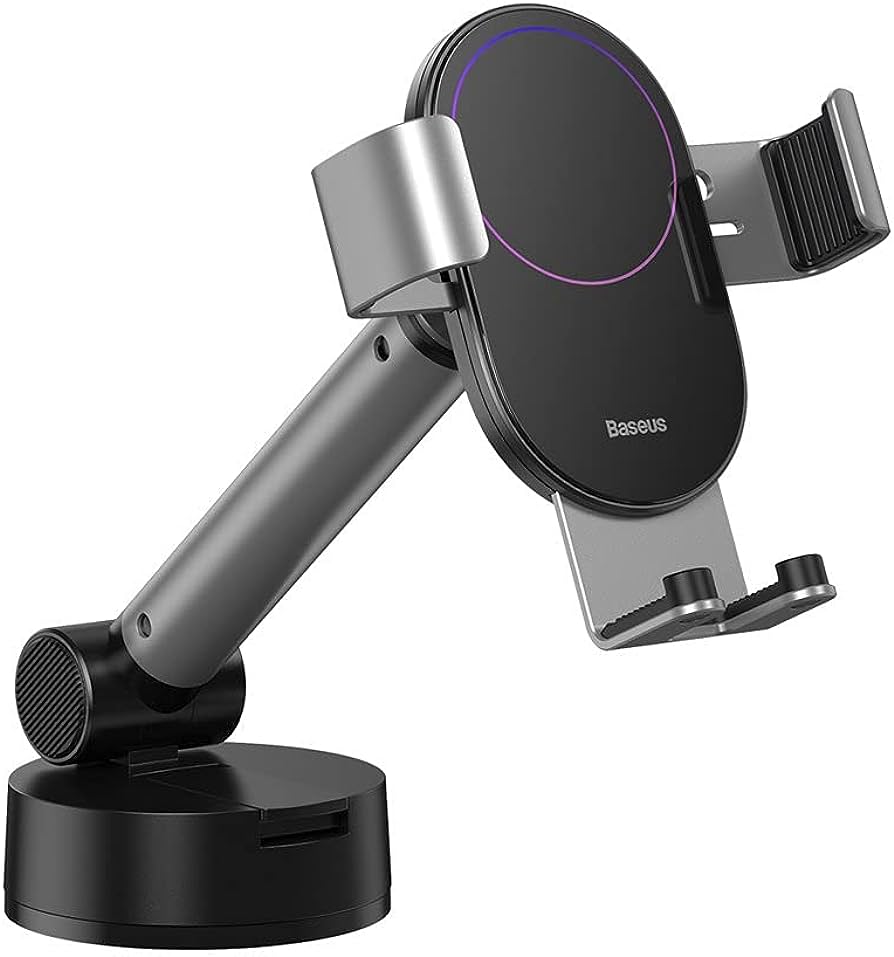 Baseus 360° Car Phone Holder Dashboard Windscreen Mount Multi-Angle Simplism Series For Navigation Maps Handsfree