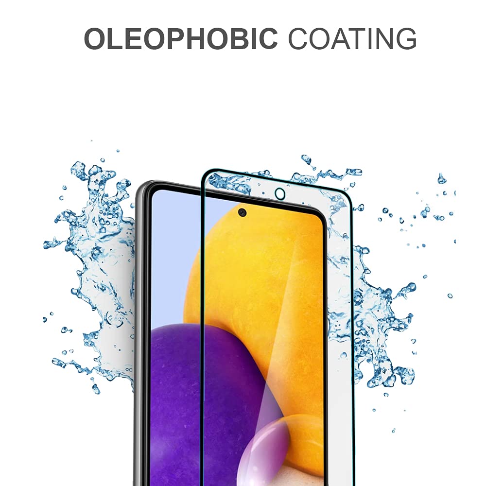 Nuglas Clear Tempered Glass Screen Protector For Samsung A73 A72 A71 A70 A53 A52 A51