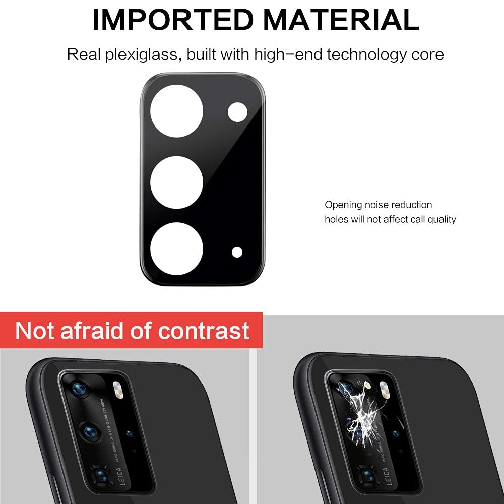 Nuglas Black Frame Camera Lens Tempered Glass For Samsung A Series