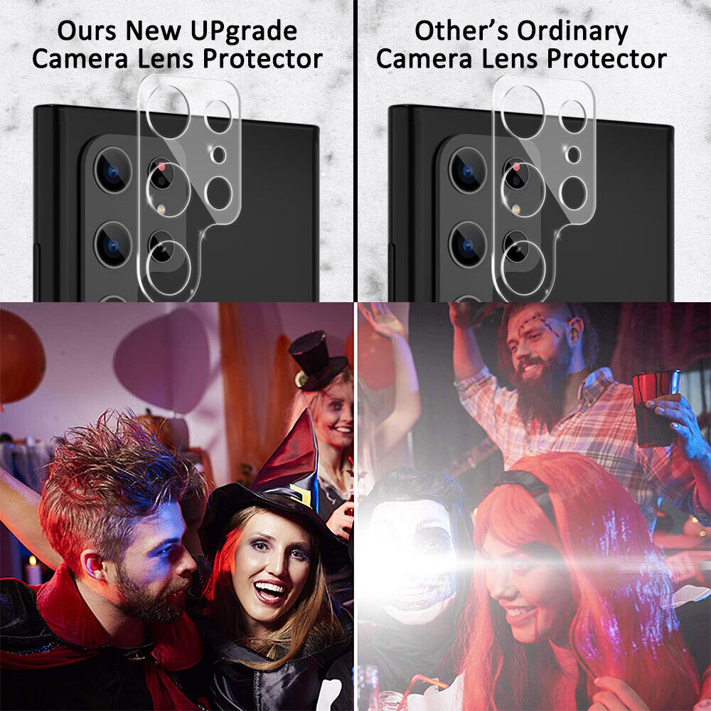 Nuglas Clear Camera Lens Tempered Glass Protector For Samsung Note S22 S21 S20 Ultra Plus