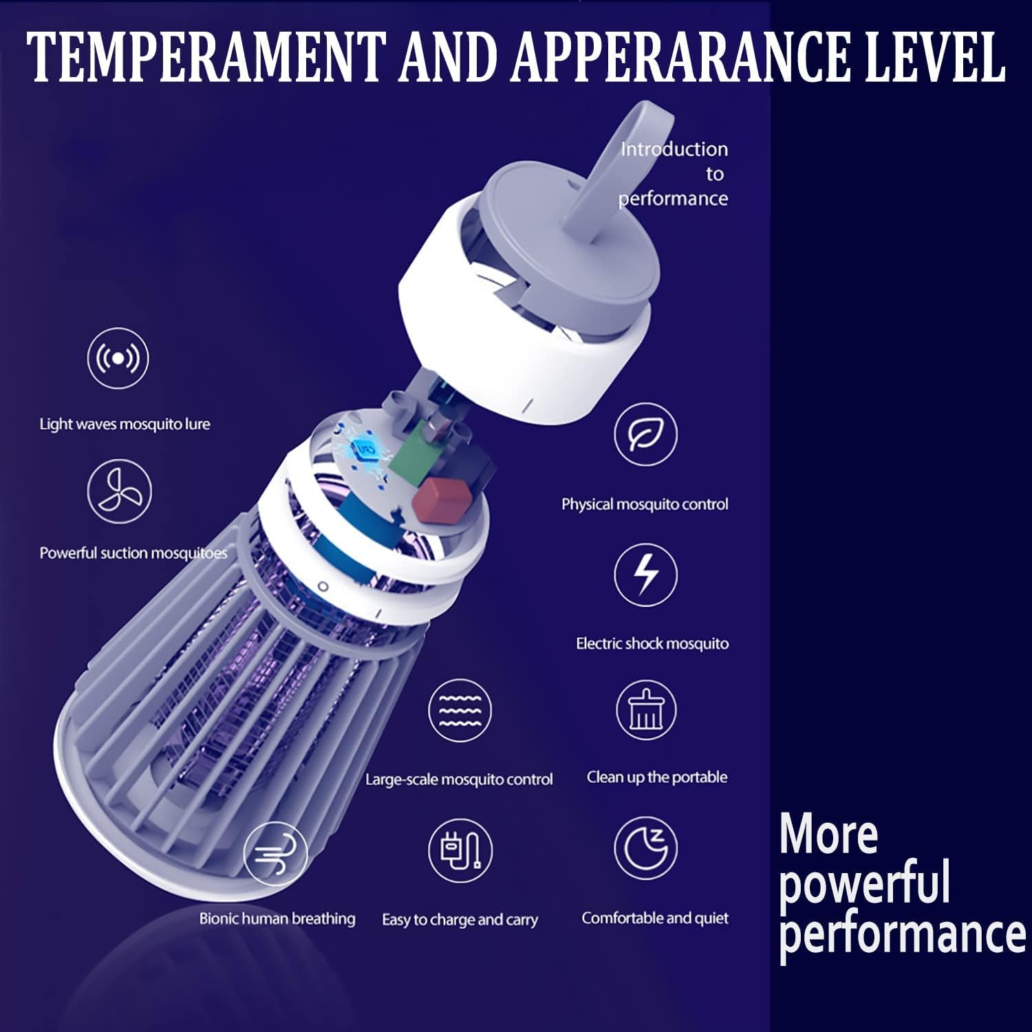 Everlab USB Powered Household USB Mosquito Insects Killer Lamp UV Light Zapper Wireless Portable