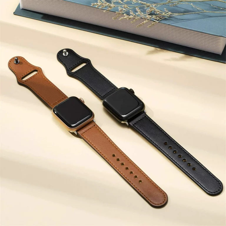 Everlab Leather Classic Professinal Replacement Strap Band For Apple Watch Series Ultra 8 7 6 5 4