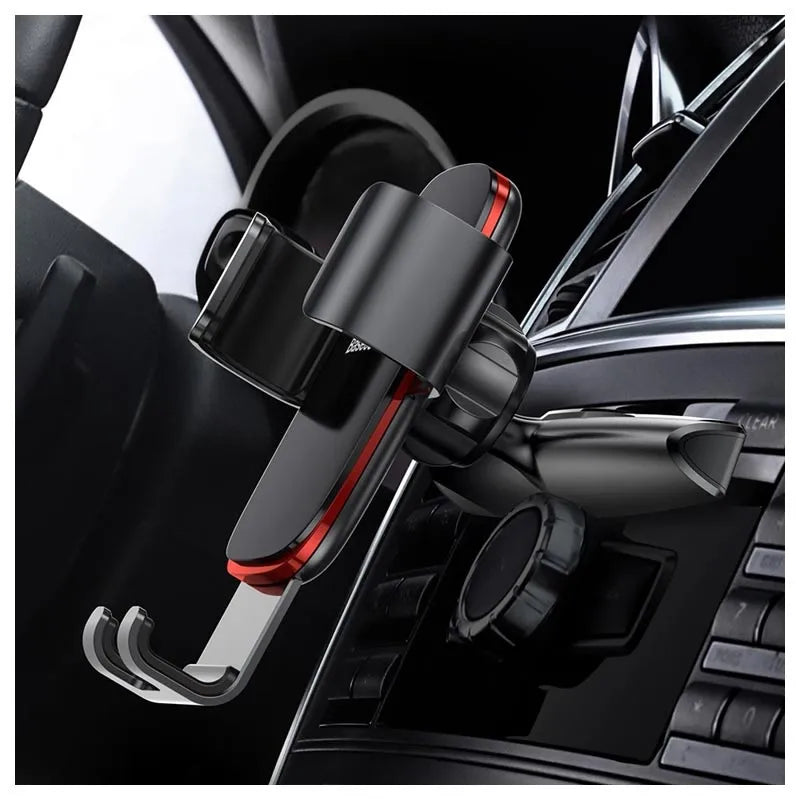 Baseus Metal Gravity Car Phone Holder Handsfree Mount For Navigation Maps - CD Slot