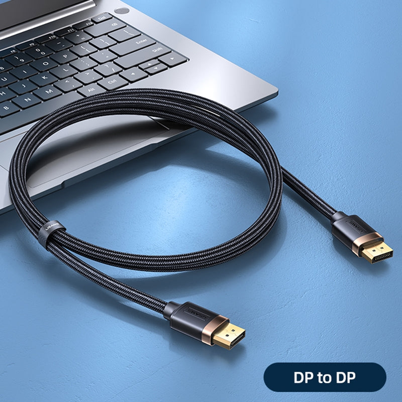 USAMS DisplayPort DP Cable DP Male To Male Gold Plated 8K@60Hz 4K@144Hz HDR (2M)