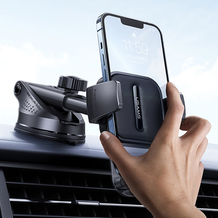 USAMS 360° Car Phone Holder Windscreen Dashboard Suction Mount Universal Stand