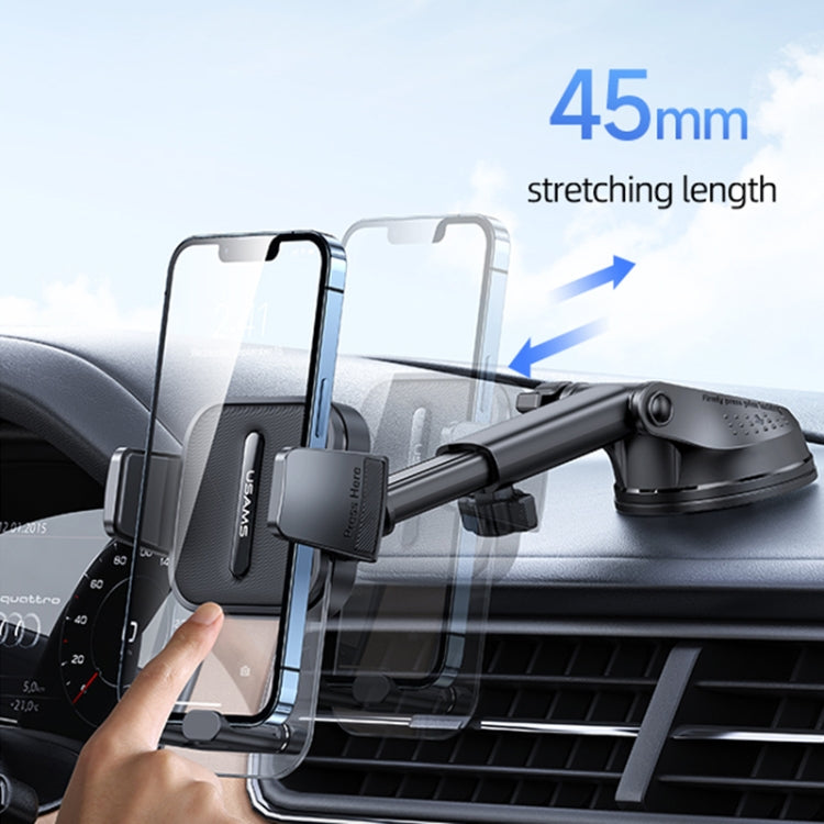 USAMS 360° Car Phone Holder Windscreen Dashboard Suction Mount Universal Stand