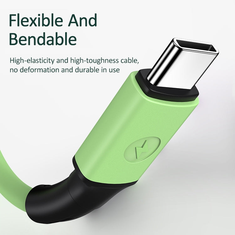 USAMS Silicone USB To Type-C Fast Charging Cable Data Cord For Samsung S24 S23 S22 S21 Ultra Plus iPhone 16 15 Pro Max iPad Pro 13 11 inch (1m)