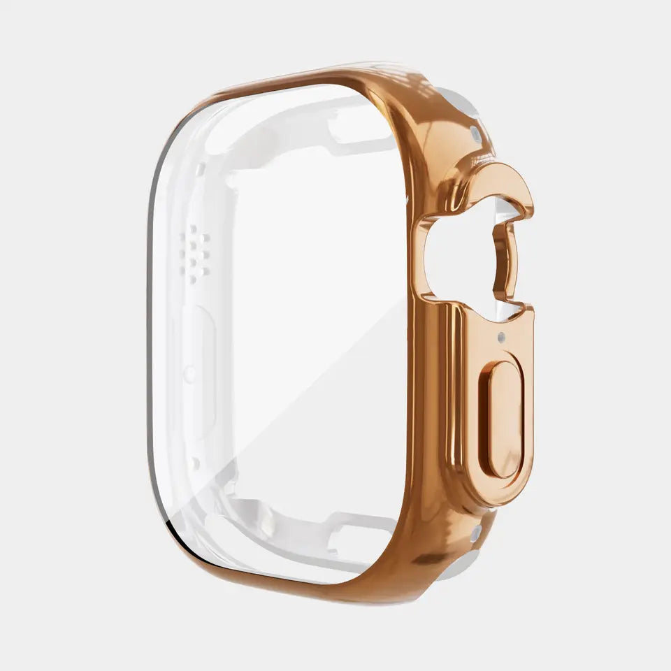 Everlab Apple Watch 49mm 45mm 44mm 42mm 41mm 40mm 38mm Shockproof Tempered Glass Case Glass 360 Cover