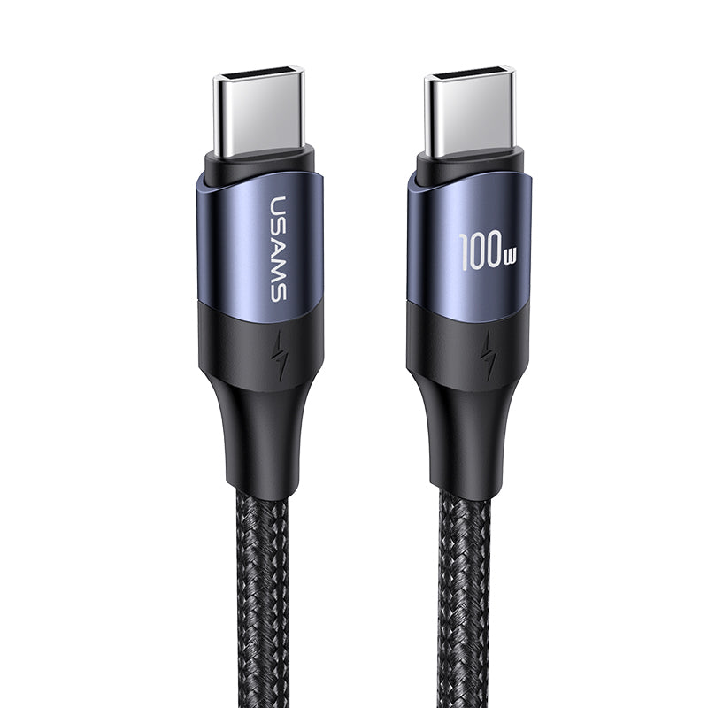 USAMS 100W PD USB-C To Type-C Fast Charging Cable Data Cord For Samsung iPad