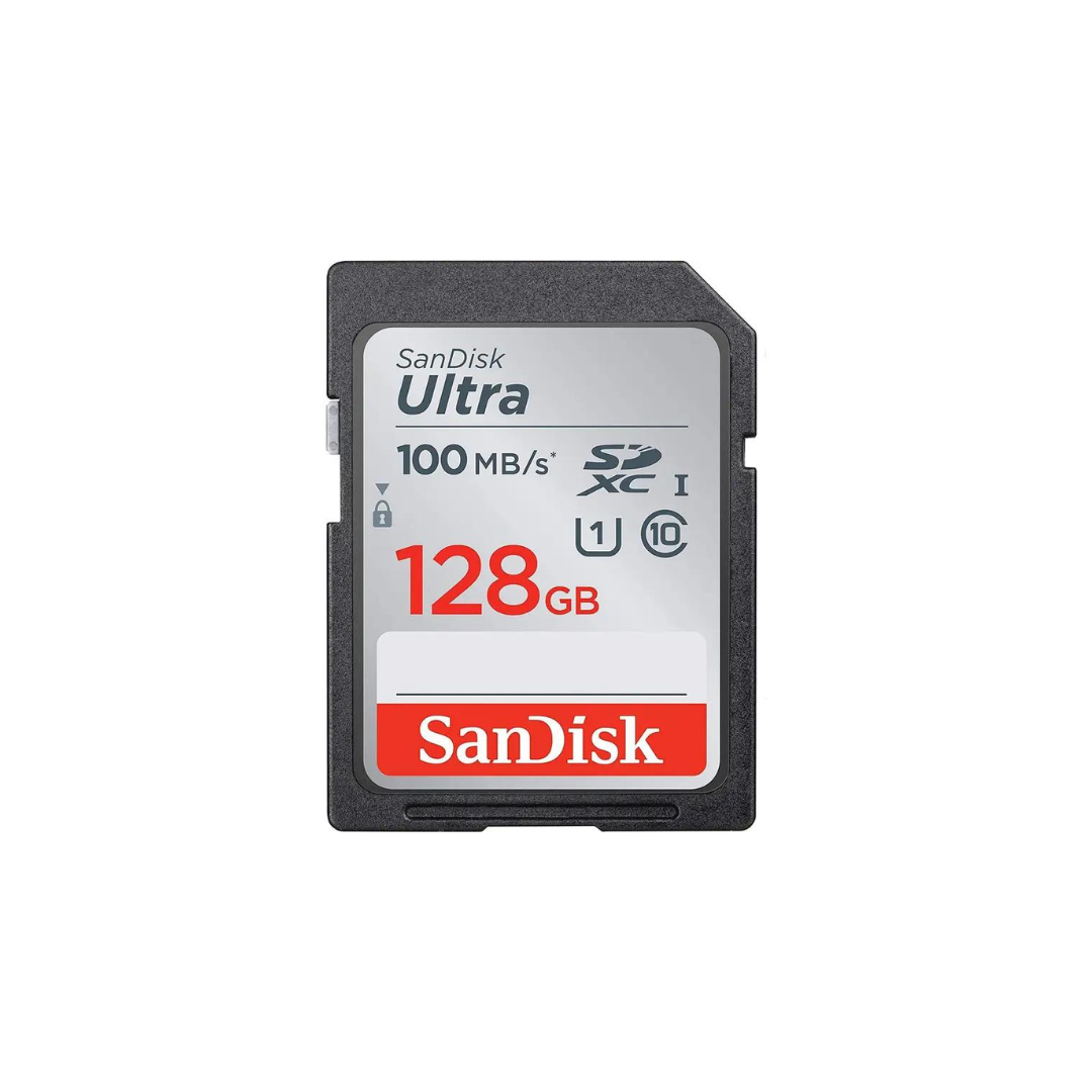 SanDisk Ultra 128GB SD Card SDXC UHS-I Camera DSLR Memory Card SDSDUNR-128G 100MB/s
