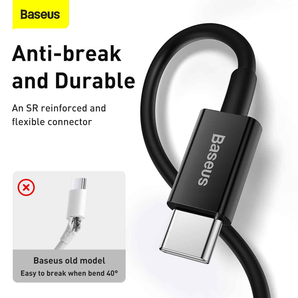 Baseus 20W PD USB Type-C To Lightning Charging Cable Superior Series For iPhone iPad