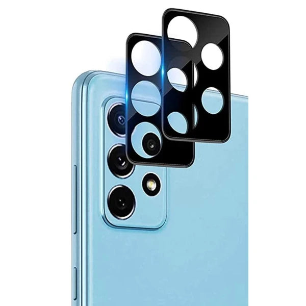 Nuglas Black Frame Camera Lens Tempered Glass For Samsung A Series