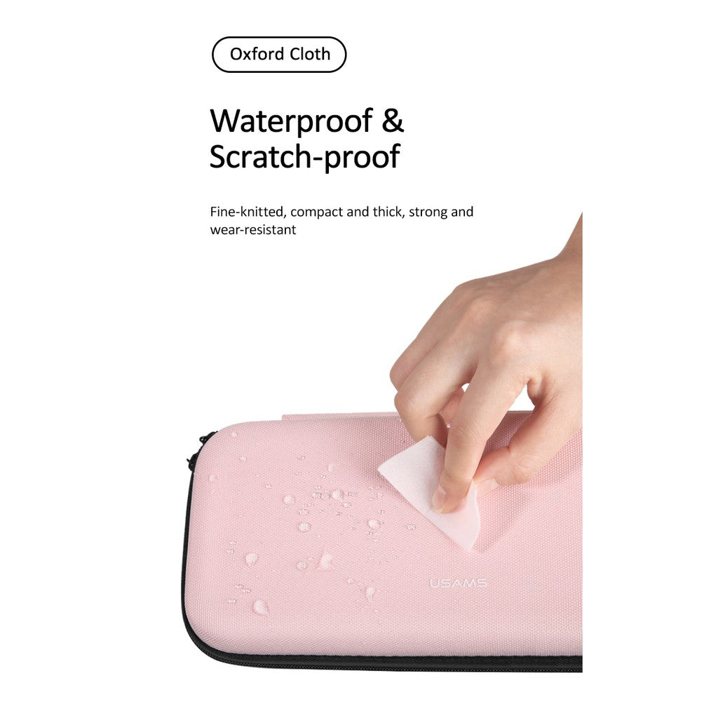 USAMS Nintendo Switch/Lite Portable Travel Carrying Bag Pouch Storage Case -Pink