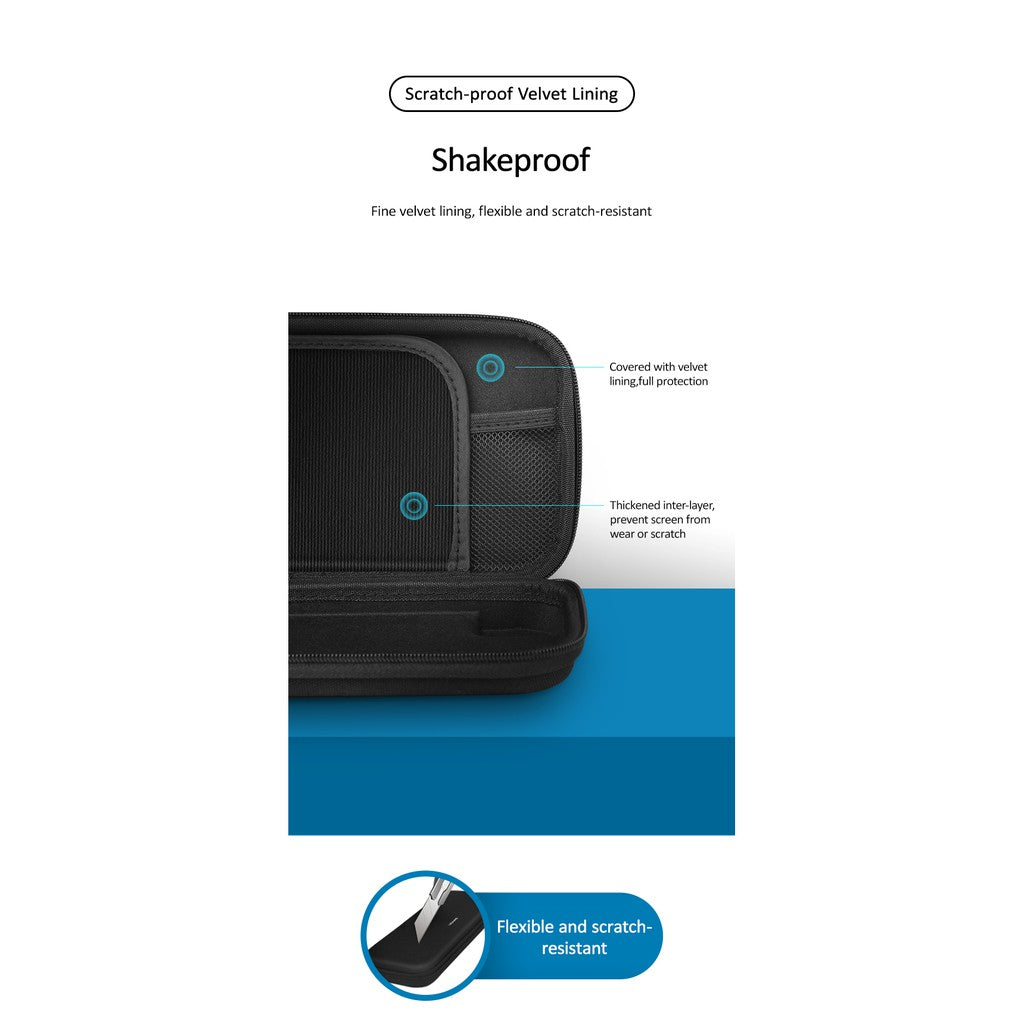 USAMS Nintendo Switch/Lite Portable Travel Carrying Bag Pouch Storage Case -Pink