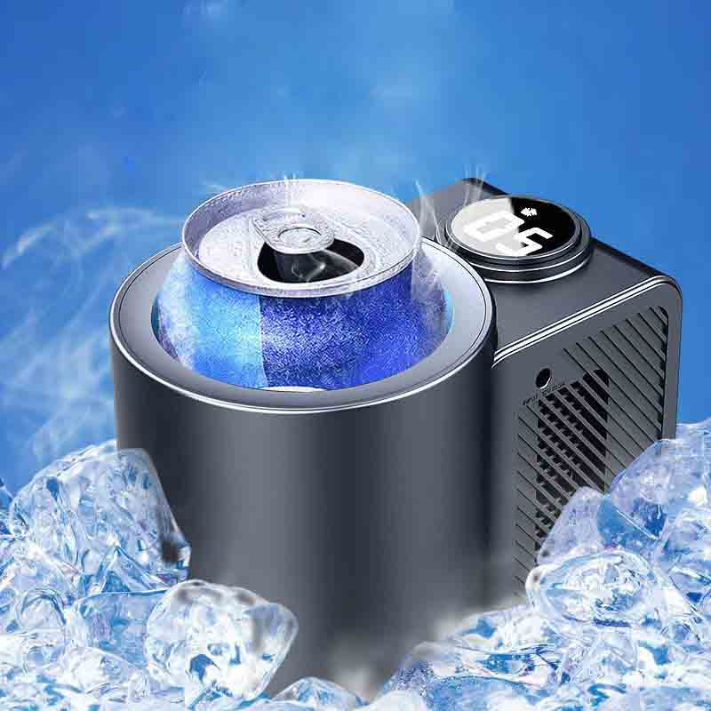 USAMS 2 in 1 Electric Car Smart Cooler Warmer Travel Cup Holder Camping Travel