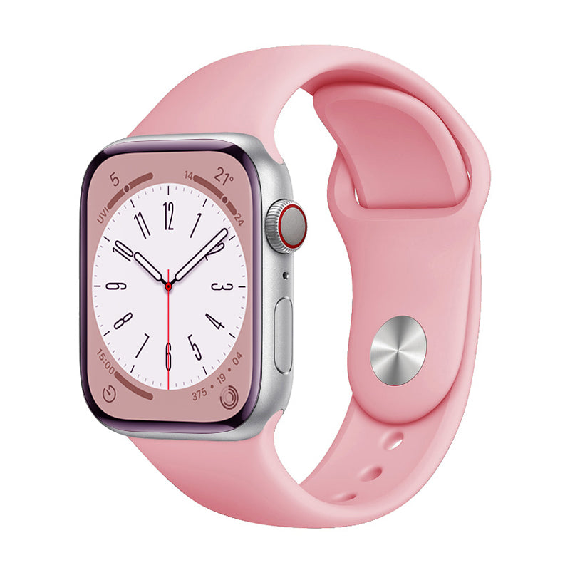 Everlab Apple Watch 8 7 6 5 SE 4 3 Silicone Replacement Adjustable Strap 49 45 44 42 40mm