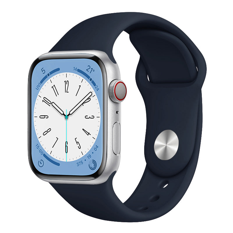 Everlab Apple Watch 8 7 6 5 SE 4 3 Silicone Replacement Adjustable Strap 49 45 44 42 40mm