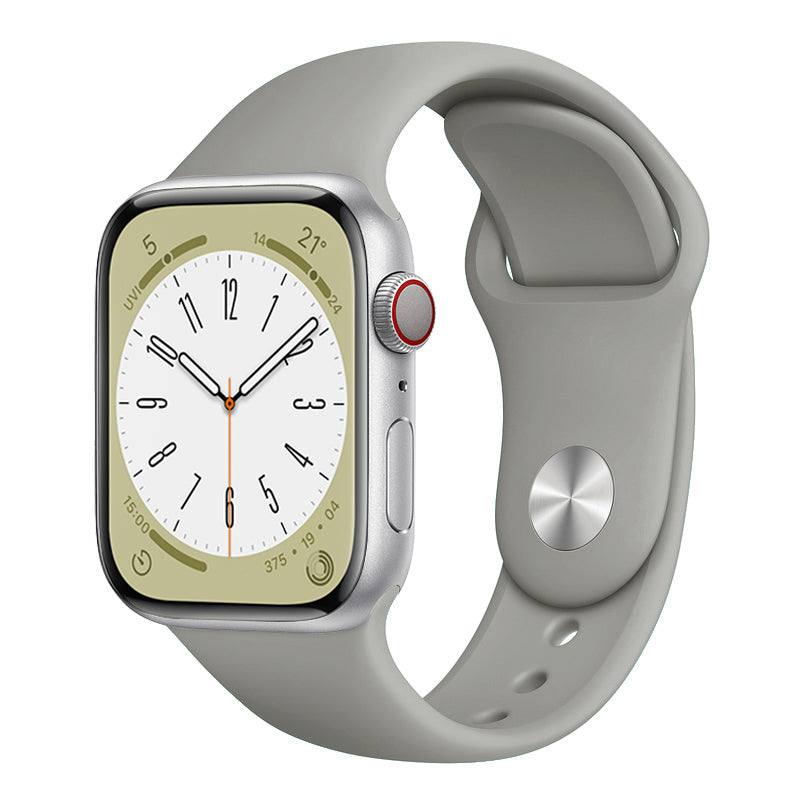 Everlab Apple Watch 8 7 6 5 SE 4 3 Silicone Replacement Adjustable Strap 49 45 44 42 40mm