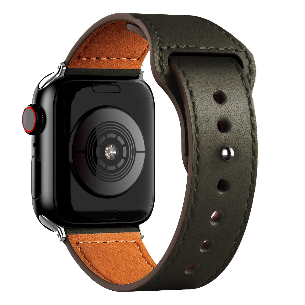 Everlab Leather Classic Professinal Replacement Strap Band For Apple Watch Series Ultra 8 7 6 5 4