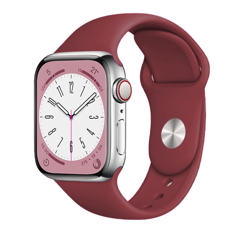 Everlab Apple Watch 8 7 6 5 SE 4 3 Silicone Replacement Adjustable Strap 49 45 44 42 40mm