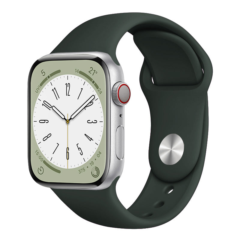 Everlab Apple Watch 8 7 6 5 SE 4 3 Silicone Replacement Adjustable Strap 49 45 44 42 40mm