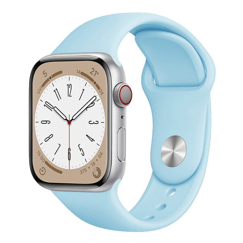 Everlab Apple Watch 8 7 6 5 SE 4 3 Silicone Replacement Adjustable Strap 49 45 44 42 40mm