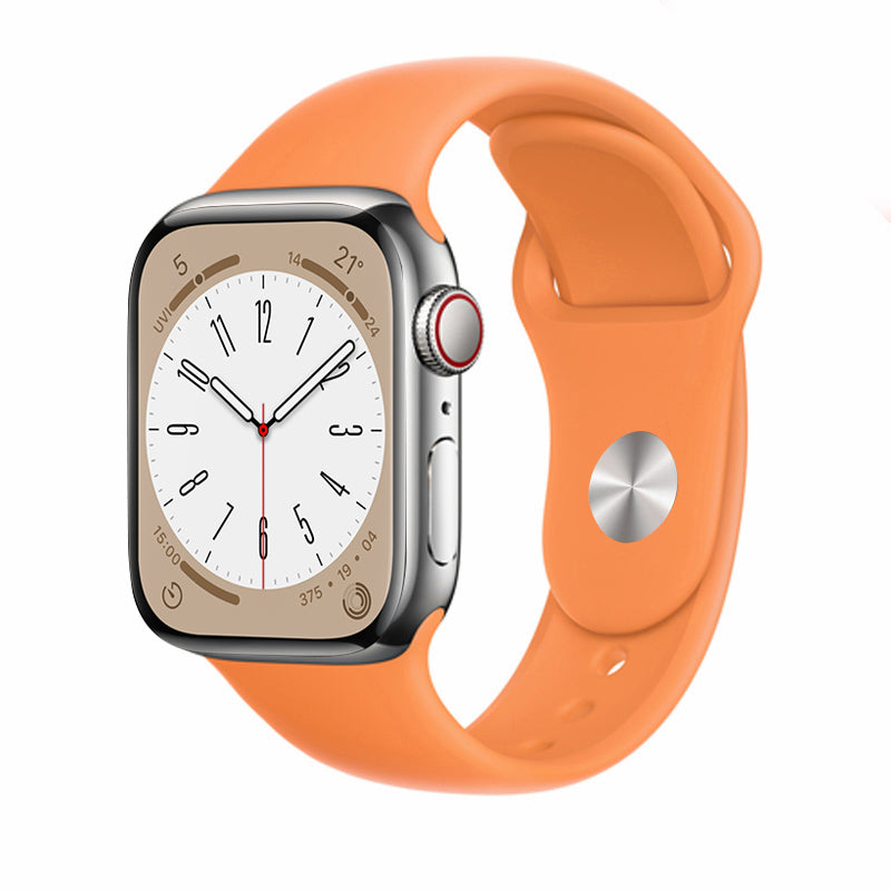 Everlab Apple Watch 8 7 6 5 SE 4 3 Silicone Replacement Adjustable Strap 49 45 44 42 40mm