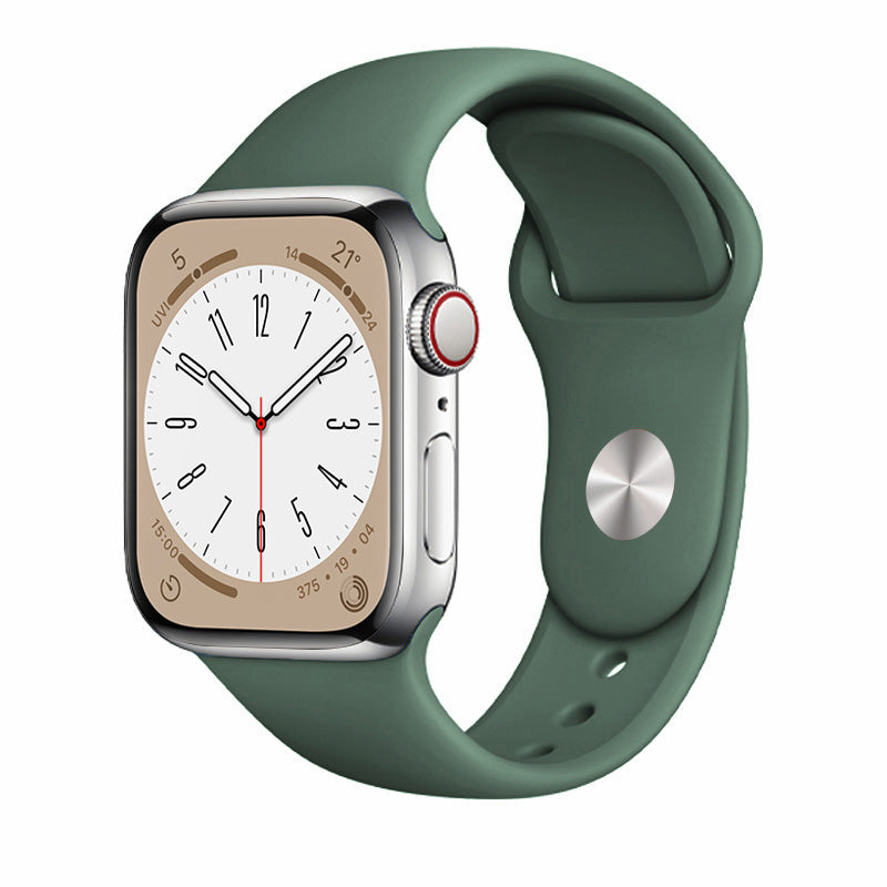 Everlab Apple Watch 8 7 6 5 SE 4 3 Silicone Replacement Adjustable Strap 49 45 44 42 40mm