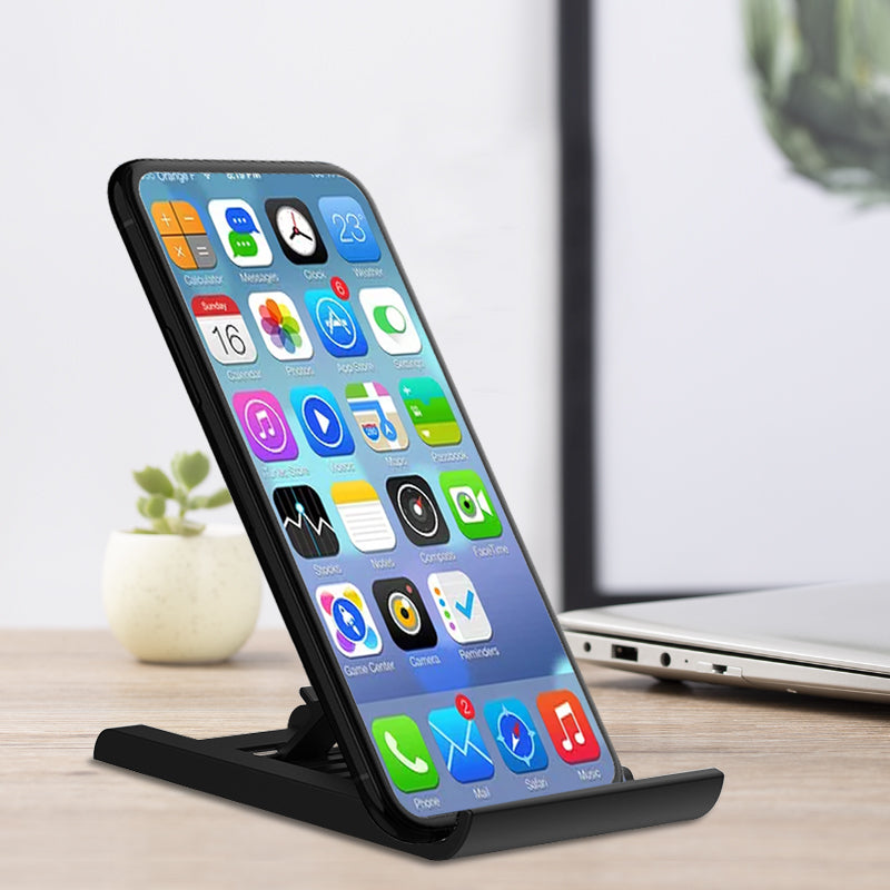 USAMS Adjustable Folding Desk Mobile Phone Stand Mount Holder For iPhone iPad