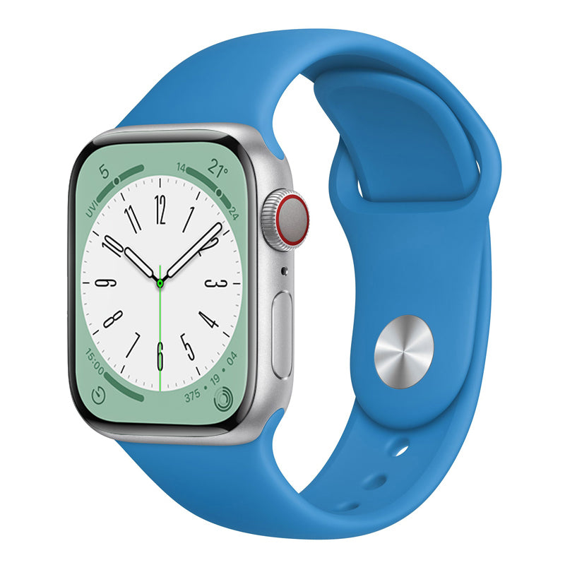 Everlab Apple Watch 8 7 6 5 SE 4 3 Silicone Replacement Adjustable Strap 49 45 44 42 40mm