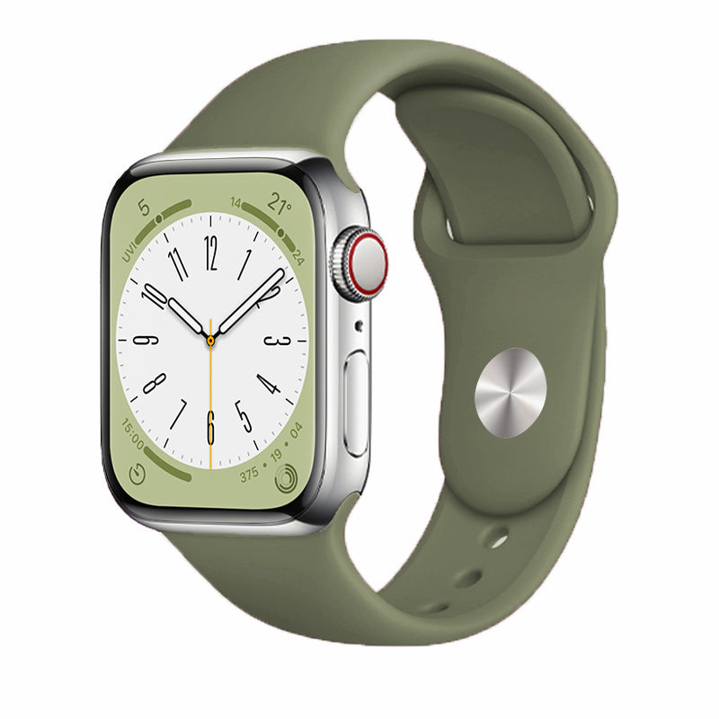 Everlab Apple Watch 8 7 6 5 SE 4 3 Silicone Replacement Adjustable Strap 49 45 44 42 40mm