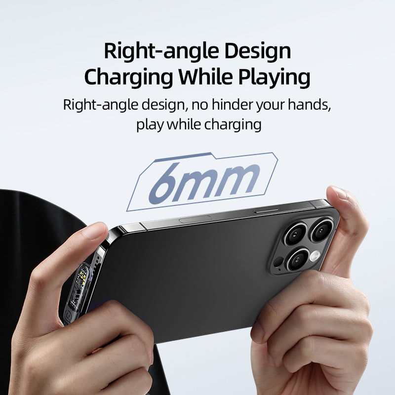 USAMS USB Type C To iPhone Cable 90 Degree Quick Charging Data Fast Charger