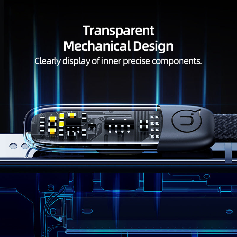 USAMS USB Type C To iPhone Cable 90 Degree Quick Charging Data Fast Charger