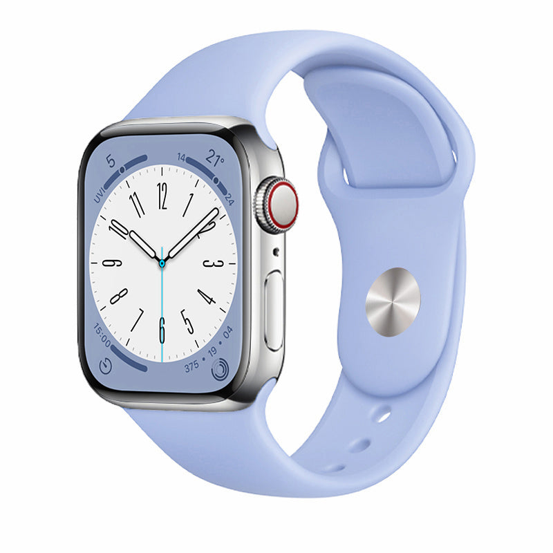 Everlab Apple Watch 8 7 6 5 SE 4 3 Silicone Replacement Adjustable Strap 49 45 44 42 40mm