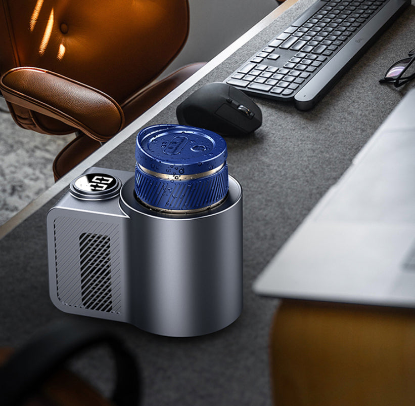 USAMS 2 in 1 Electric Car Smart Cooler Warmer Travel Cup Holder Camping Travel