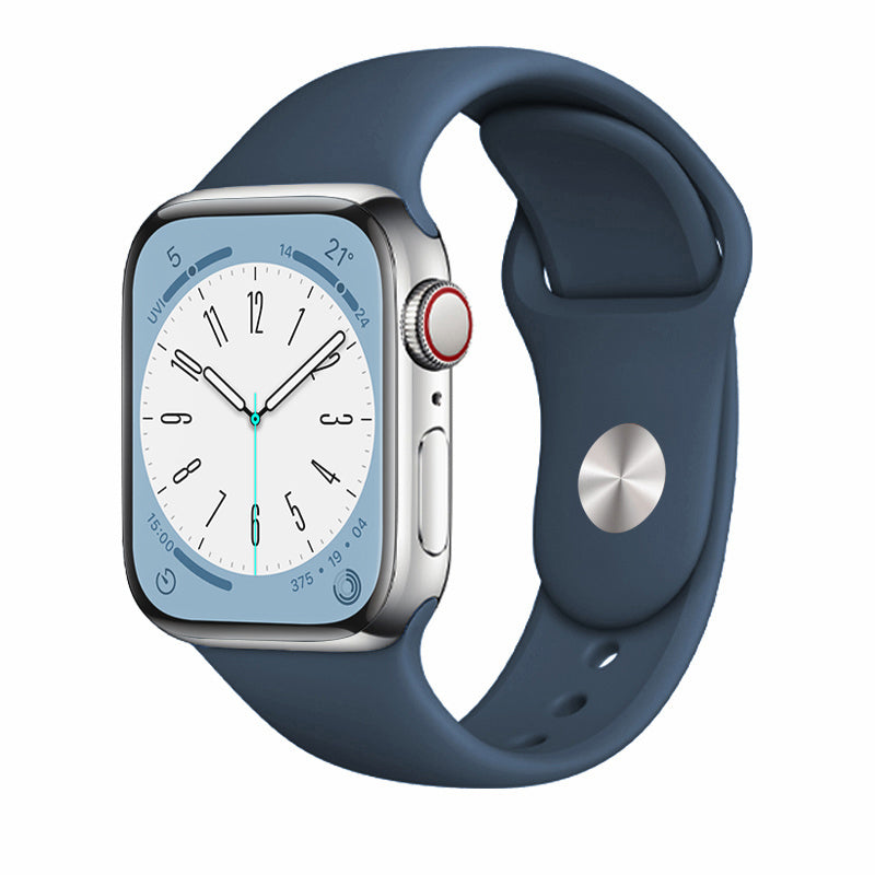 Everlab Apple Watch 8 7 6 5 SE 4 3 Silicone Replacement Adjustable Strap 49 45 44 42 40mm