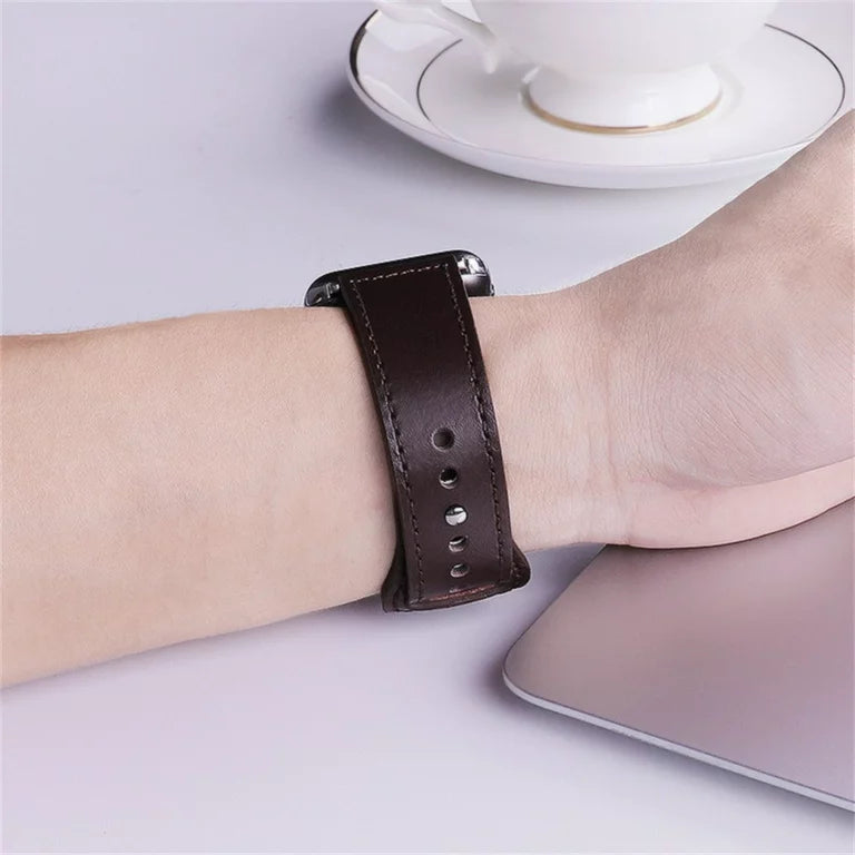 Everlab Leather Classic Professinal Replacement Strap Band For Apple Watch Series Ultra 8 7 6 5 4