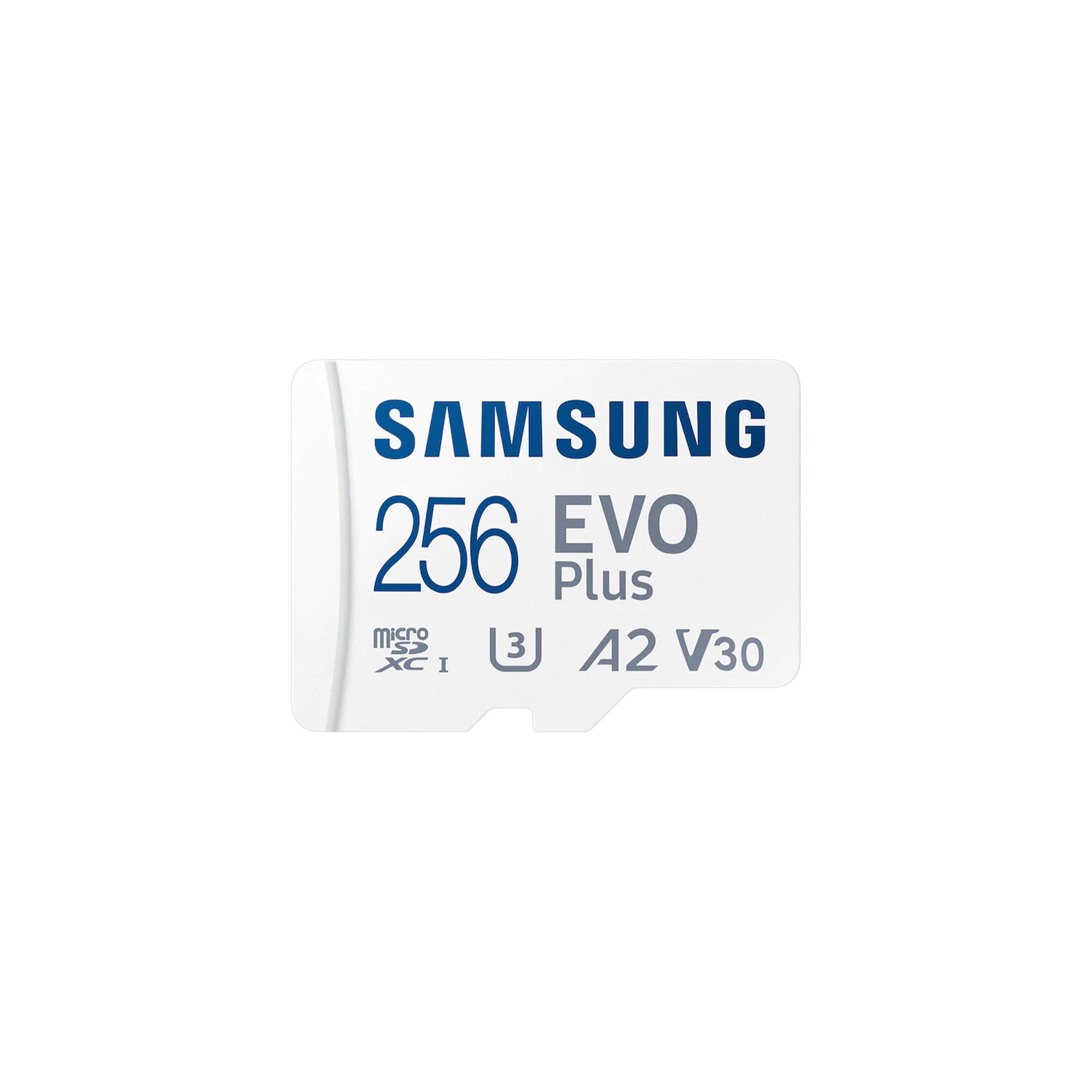 Samsung EVO Plus 256GB 130MB/s A2 V30 Micro SD Memory Card with Adapter