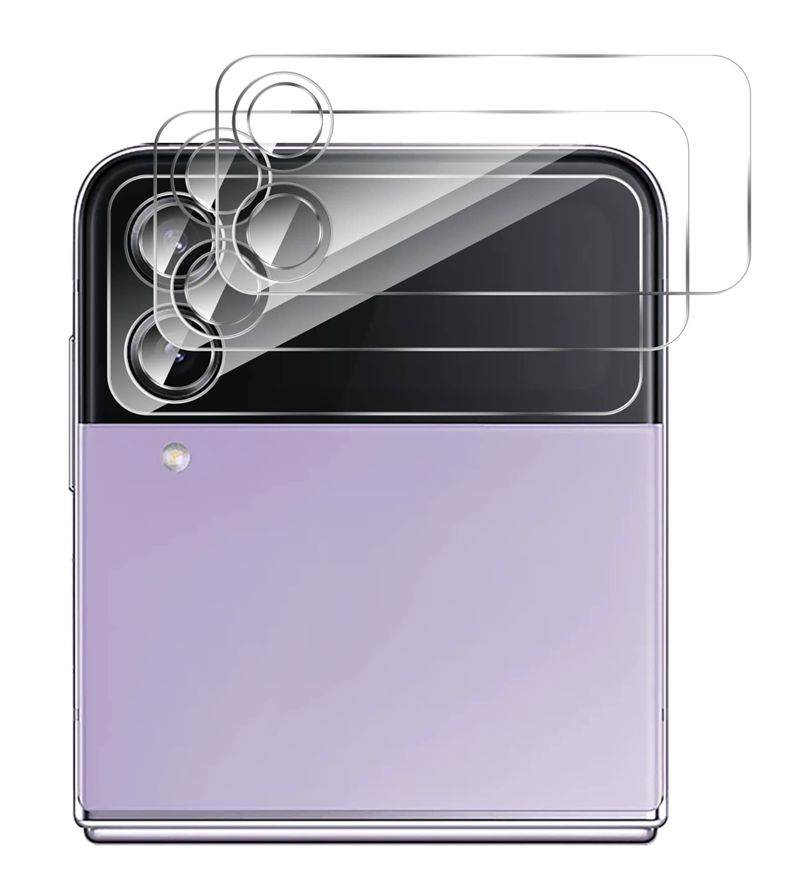 Nuglas Camera Lens Tempered Glass Protector Frame For Z Flip 3