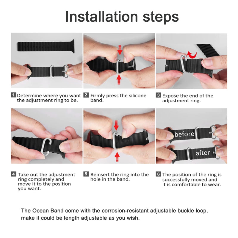 Everlab Apple Watch Strap Replacement Ocean Band Diver