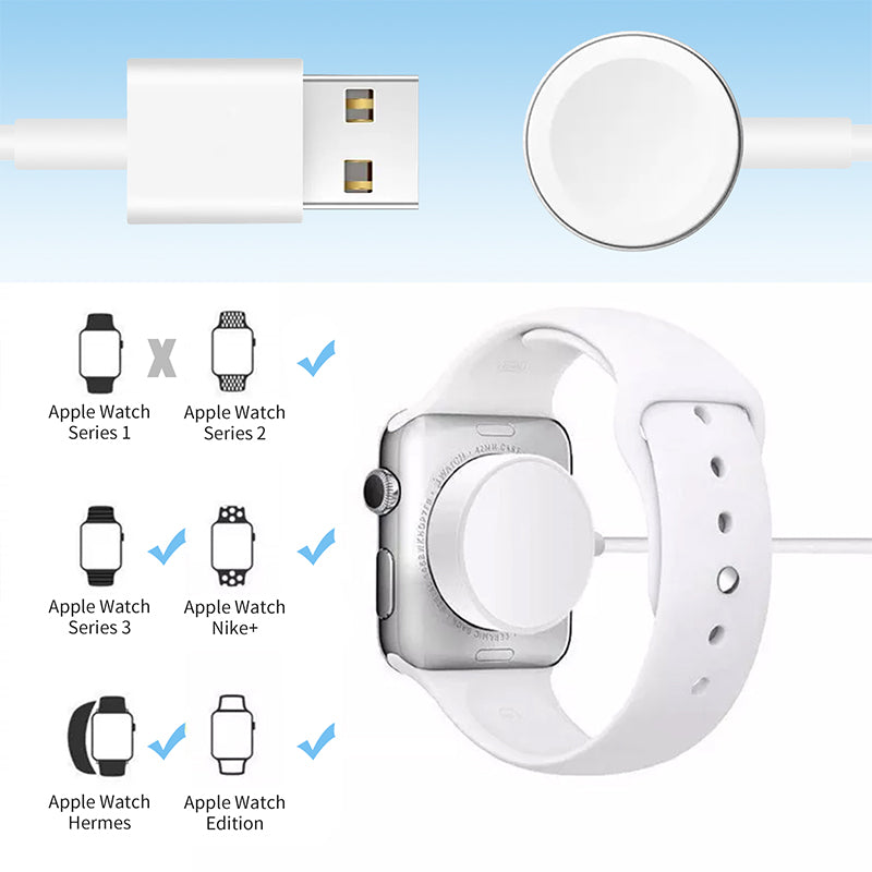 Apple Watch iWatch 8 7 6 5 4 3 Magnetic MagSafe Charger Charging Cable