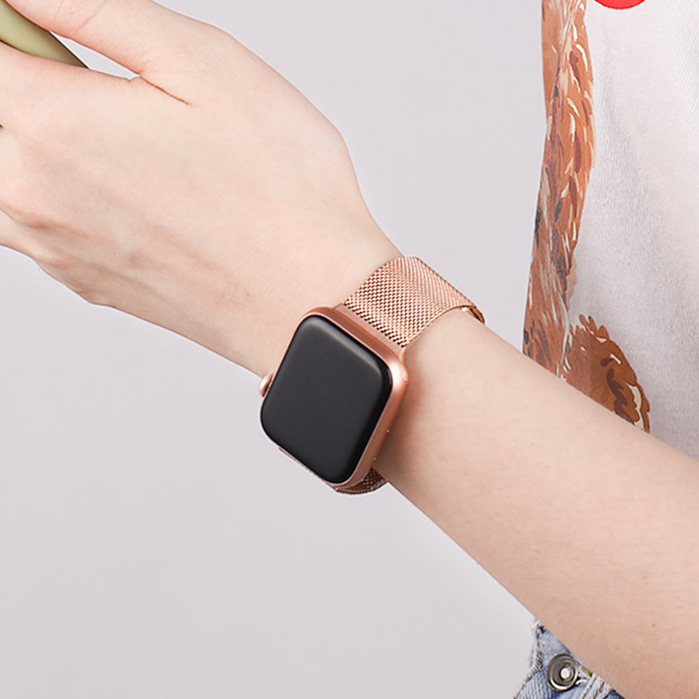 Everlab Magnetic Milanese Replacement Strap Metal Band For Apple Watch Series Ultra 8 7 6 5 4 SE